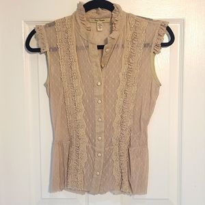 Free People Small lace top